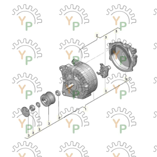 Audi VW 48V MHEV Alternator 4N0903028P
