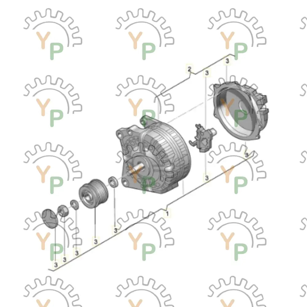 Audi VW 48V MHEV Alternator 4N1903028A
